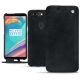 レザーケース OnePlus 5T - Dark vintage ( Roughtcut - Black#5256 ) 