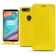 Housse cuir OnePlus 5T - Jaune fluo