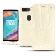 Custodia in pelle OnePlus 5T - Crocodile milk
