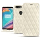Custodia in pelle OnePlus 5T - Blanc escumo - Couture