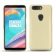 Funda de piel OnePlus 5T - Beige ( Nappa - Pantone 7502C ) 