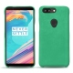 レザーケース OnePlus 5T - Menthe vintage ( Pantone 562C ) 
