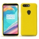 Funda de piel OnePlus 5T - Jaune fluo