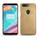 OnePlus 5T leather cover - Serpent sabbia