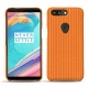 Custodia in pelle OnePlus 5T - Abaca arancio