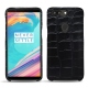 Funda de piel OnePlus 5T - Crocodile nero