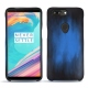 Coque cuir OnePlus 5T - Bleu Patine