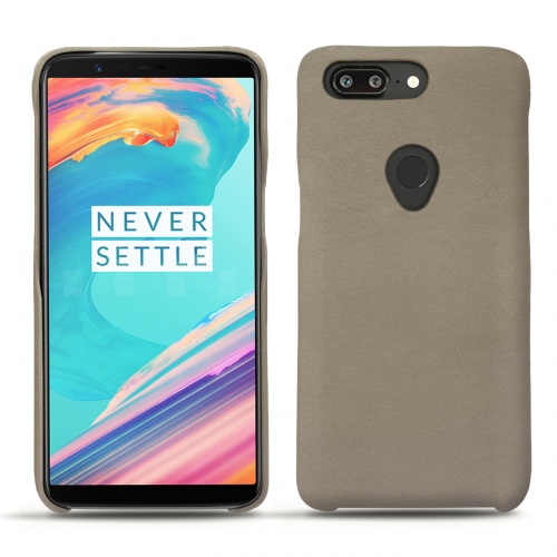 硬质真皮保护套 OnePlus 5TDarboun sabla ( Pantone #BCB1A1 )