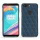 Capa em pele OnePlus 5T - Indigo - Couture ( Pantone 303U ) 