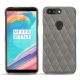OnePlus 5T leather cover - Acier vintage - Couture