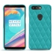 Lederschutzhülle OnePlus 5T - Bleu fluo - Couture