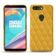 Funda de piel OnePlus 5T - Jaune soulèu - Couture