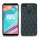 OnePlus 5T leather cover - Blu marino - Couture
