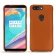 Capa em pele OnePlus 5T - Orange vibrant