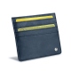 Porta carte X4 - Anti-RFID / NFC - Jean vintage ( Roughtcut - Pantone 285U  ) 