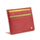 Porta carte X4 - Anti-RFID / NFC - Cerise vintage ( Pantone 185C ) 
