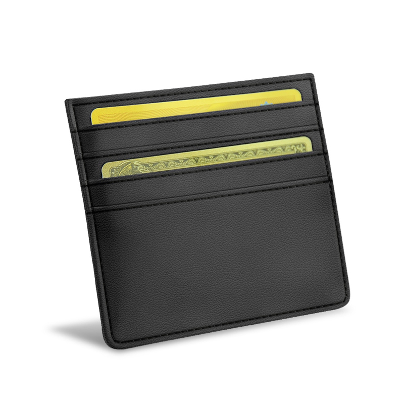 Credit Card holder X4 - Anti-RFID / NFC - Noir PU