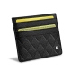 Credit Card holder X4 - Anti-RFID / NFC - Ebène - Couture ( Sleek P C12 - Black ) 