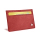 Kartenetui X2 - Anti-RFID / NFC - Cerise vintage ( Pantone 185C ) 