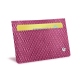 Porta carte X2 - Anti-RFID / NFC - Serpent ciclamino