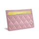 신용카드 홀더 X2- RFID / NFC 차단 - Rose - Couture ( Nappa - Pantone 2365C ) 