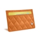 Credit Card holder X2 - Anti-RFID / NFC - Mandarine vintage - Couture