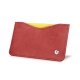 Porte carte X1 - Anti-RFID / NFC - Cerise vintage ( Pantone 185C ) 