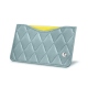 クレジットカードホルダー　X1 - RFID / NFC 保護機能付き - Bleu ciel - Couture ( Nappa - Pantone 277C ) 