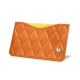 Kartenetui X1 - Anti-RFID / NFC - Orange - Couture ( Nappa - Pantone 1495U ) 