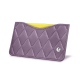 Credit Card holder X1- Anti-RFID / NFC - Lilas - Couture ( Nappa - Pantone 2645U ) 