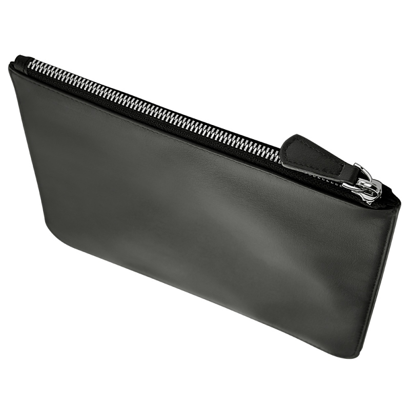 Kleine Handtasche mit Reissverschluss - Noir ( Nappa - Black ) 