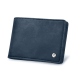 Credit card and note wallet - Jean vintage ( Roughtcut - Pantone 285U  ) 