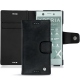 Sony Xperia XZ1 Compact leather case - Dark vintage ( Roughtcut - Black#5256 ) 