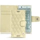 Funda de piel Sony Xperia XZ1 Compact - Beige - Couture ( Nappa - Pantone 7502C ) 