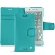 Custodia in pelle Sony Xperia XZ1 Compact - Bleu fluo