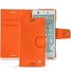 Custodia in pelle Sony Xperia XZ1 Compact - Orange fluo
