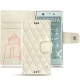 Capa em pele Sony Xperia XZ1 Compact - Blanc escumo - Couture