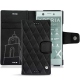 Custodia in pelle Sony Xperia XZ1 Compact - Negre poudro - Couture