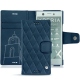 Sony Xperia XZ1 Compact leather case - Blu mediterran - Couture