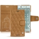 Sony Xperia XZ1 Compact leather case - Castan esparciate - Couture