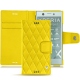 Funda de piel Sony Xperia XZ1 Compact - Jaune fluo - Couture
