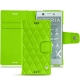 Housse cuir Sony Xperia XZ1 Compact - Vert fluo - Couture