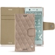 Housse cuir Sony Xperia XZ1 Compact - Taupe vintage - Couture