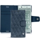 Capa em pele Sony Xperia XZ1 Compact - Jean vintage - Couture
