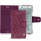 Capa em pele Sony Xperia XZ1 Compact - Prune vintage - Couture