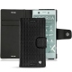 Sony Xperia XZ1 Compact leather case - Abaca nero