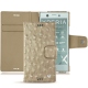 Custodia in pelle Sony Xperia XZ1 Compact - Autruche desert