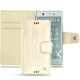 Sony Xperia XZ1 Compact leather case - Crocodile milk
