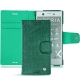 Custodia in pelle Sony Xperia XZ1 Compact - Crocodile pino
