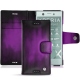 Housse cuir Sony Xperia XZ1 Compact - Violet Patine